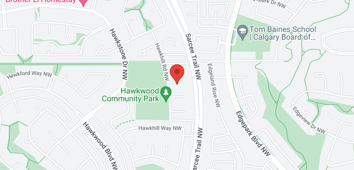 map of 311 HAWKHILL Place NW